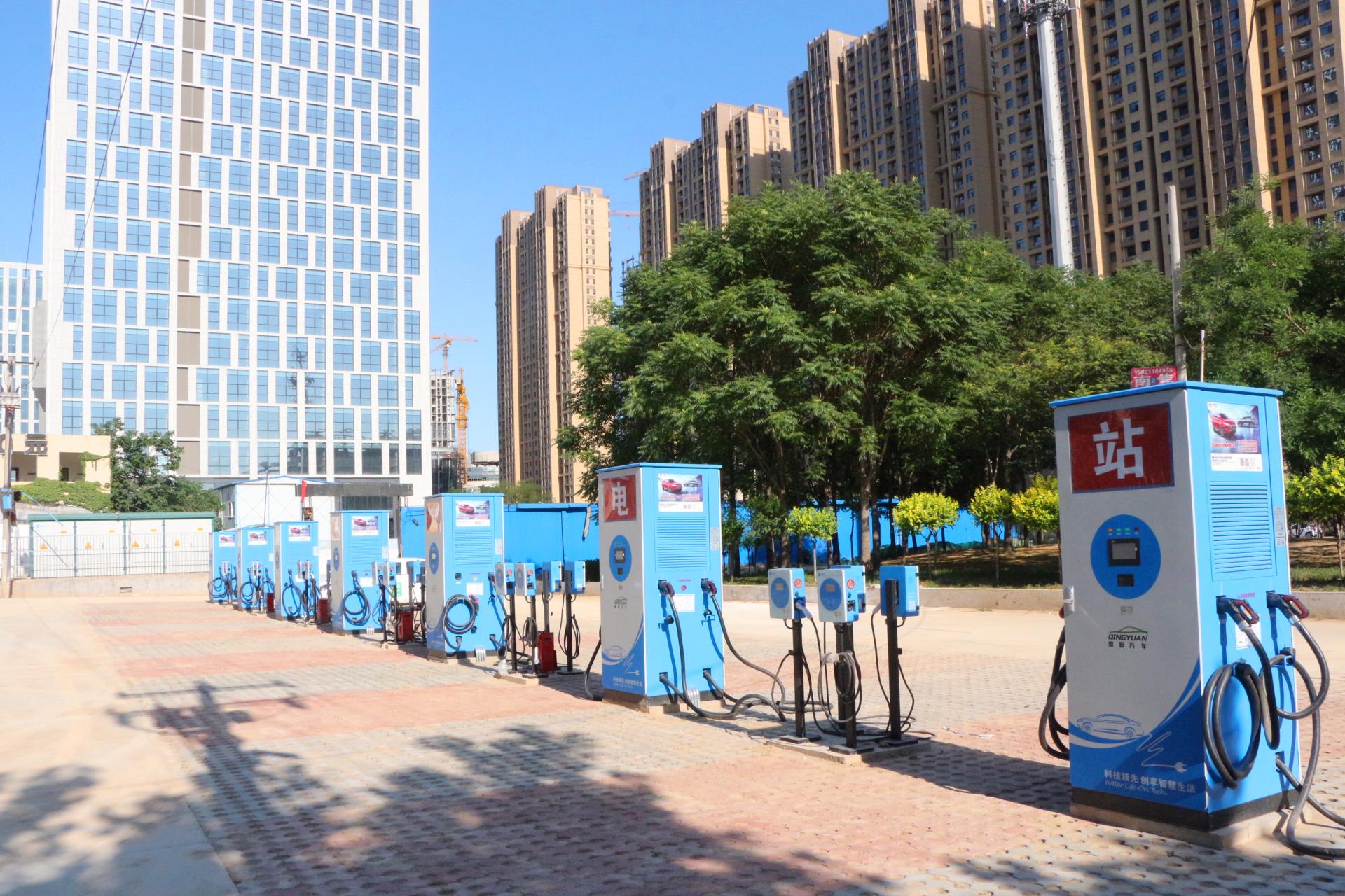 tyc太阳城集团电气石家庄南焦客运汽车充电站项目